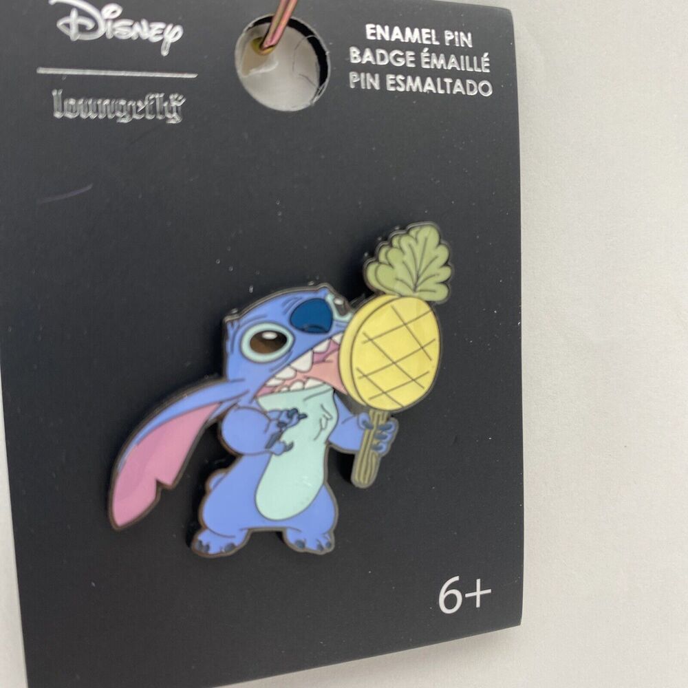 Disney Loungefly Pin Lilo & Stitch and Pineapple Popsicle Trading Pin - Picture 3 of 5